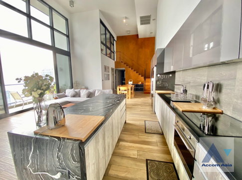 🔼🔽 AccomA 📩 Penthouse,Fully Furnished,Duplex Condo 3 BR Condominium @The Lofts Asoke (AA40102)