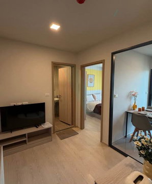 🚩 For Rent Condo DCONDO CALM RAMKHAMHAENG 40 Building 1, Floor 7,1 bed room, Room size 30 sqm