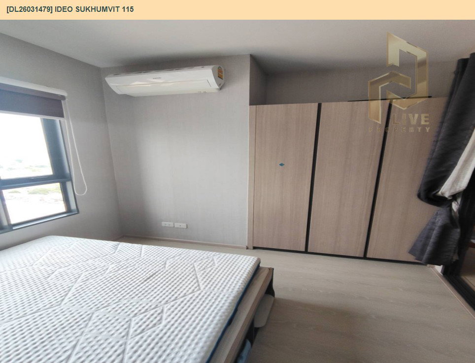 รูป DL26031479 ให้เช่าคอนโด ไอดีโอ สุขุมวิท 115 (IDEO Sukhumvit 115 ) ใกล้ BTS ปู่เจ้า พร้อมเข้าอยู่ โทรด่วน 0653619502 LineID @897iyzll - รูปที่ 4/6