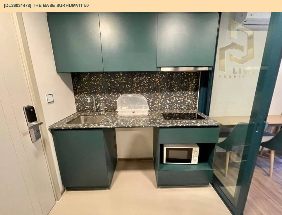 รูป DL26031478 ให้เช่าคอนโด เดอะ เบส สุขุมวิท 50 (The Base Sukhumvit 50) ใกล้ BTS อ่อนนุช พร้อมเข้าอยู่ โทรด่วน 0842740999 LineID @523dslwi - รูปที่ 2/5