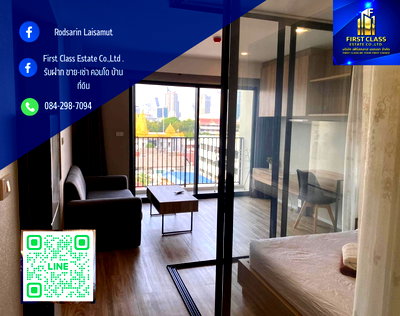 คอนโดให้เช่า : ให้เช่า Blossom Condo @Sathorn-Charoenrat (บลอสซั่ม คอนโด แอท สาทร-เจริญราษฎร์)  🚝 เพียง 900 เมตร จาก BTS สุรศักดิ์