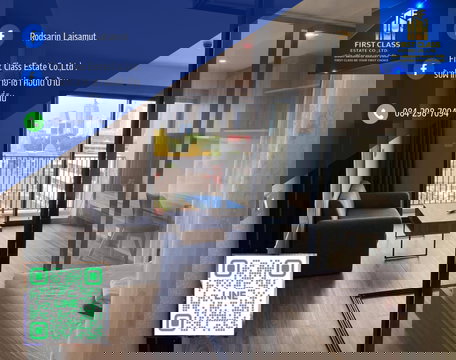 ให้เช่า Blossom Condo @Sathorn-Charoenrat (บลอสซั่ม คอนโด แอท สาทร-เจริญราษฎร์)  🚝 เพียง 900 เมตร จาก BTS สุรศักดิ์