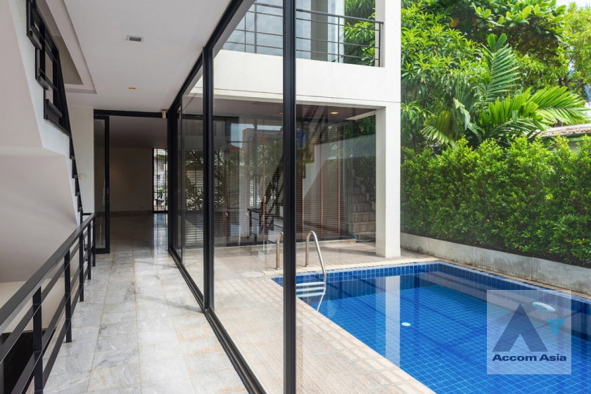 รูป 🔼🔽 AccomA 📩 Partly Furnished,Private Swimming Pool,Home Office 4 BR House in Phaya Thai (45685) - รูปที่ 4/20