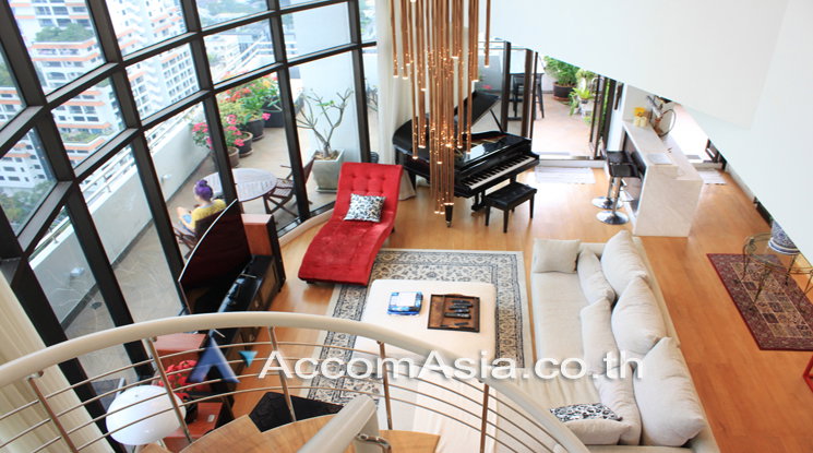 รูป 🔼🔽 AccomA 📩 Penthouse,Duplex Condo 3 BR Condominium @Supalai Place   (AA23244) - รูปที่ 1/20
