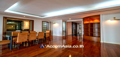 Condos for rent : 🔼🔽 AccomA 📩 Elegant-designed condo with teak floors in quiet Sathorn cul-de-sac (21270)