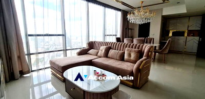 คอนโดให้เช่า : 🔼🔽 AccomA 📩  Luxury Condo with Soft Neutral Design and River View (AA33101)