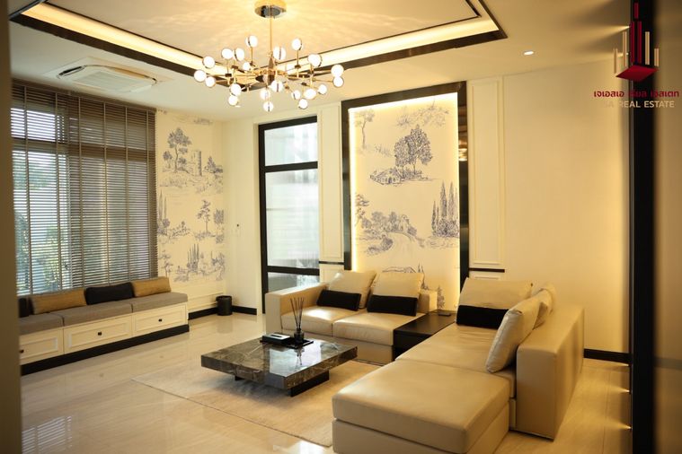 5-bed house for rent, 700 sqm, 202 sq wah, Perfect Masterpiece Rama 9 - Krungthep Kritha