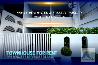 Townhouses for rent One Bangkok : 🔼🔽 AccomA 📩 2 Beds Townhouse for Rent in Rama 3, Bangkok near MRT Khlong Toei - MRT Queen Sirikit National Convention Centre (AA43594)