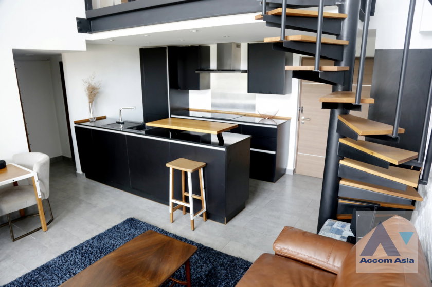 รูป 🔼🔽 AccomA 📩 Duplex Condo,Fully Furnished,Penthouse,Top floor 2 BR Condominium @DLV Thong Lo 20 (AA42534) - รูปที่ 5/13