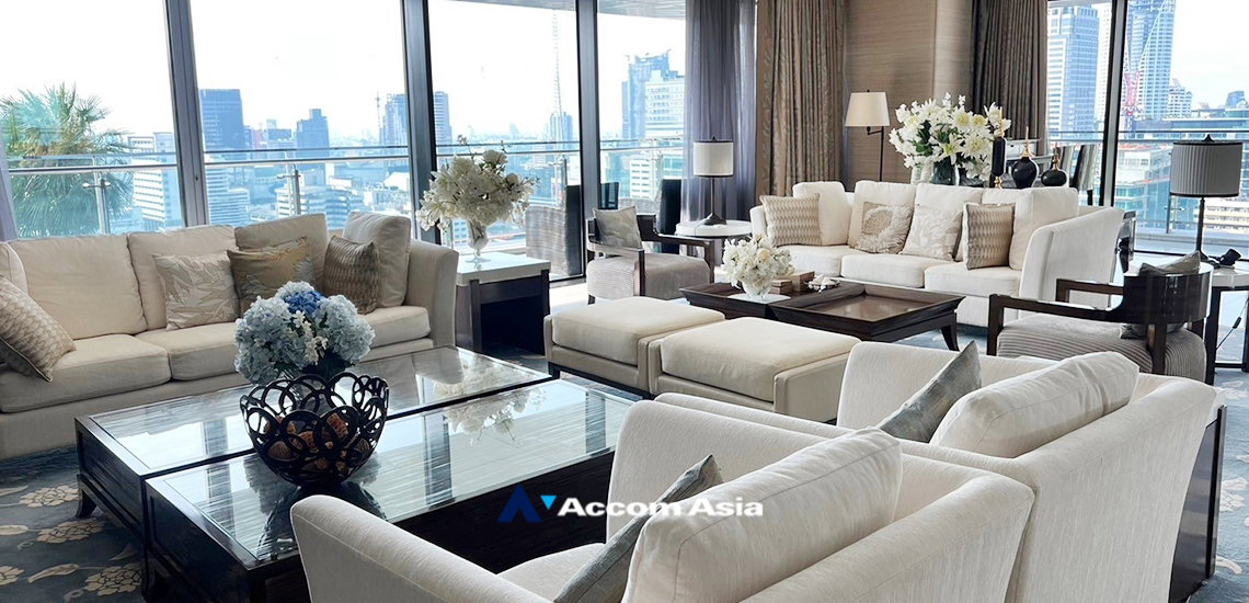 รูป 🔼🔽 AccomA 📩 Penthouse 4 BR Condominium @The St. Regis Bangkok (Residences) (AA34991) - รูปที่ 1/11