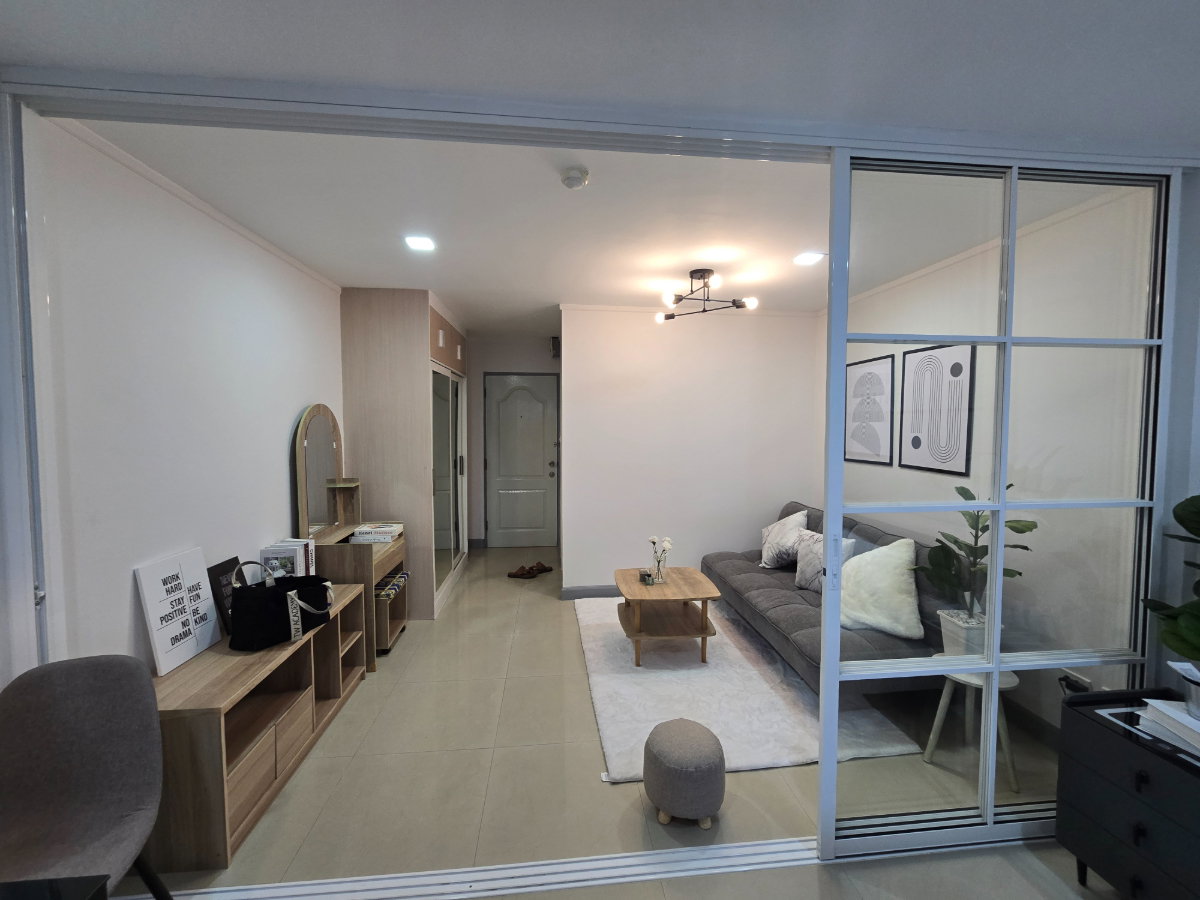 รูป ห้องรีโนเวทใหม่ รีเจ้นท์โฮม 7-1 ตึก B ชั้นสูง ระยะเดินBTS  - รูปที่ 6/12