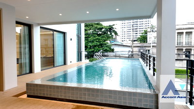 Houses for rent BTS Thong Lo (Thong Lor) : 🔼🔽 AccomA 📩 Private Swimming Pool 4 BR House in Khlong Tan Nuea (AA38256)