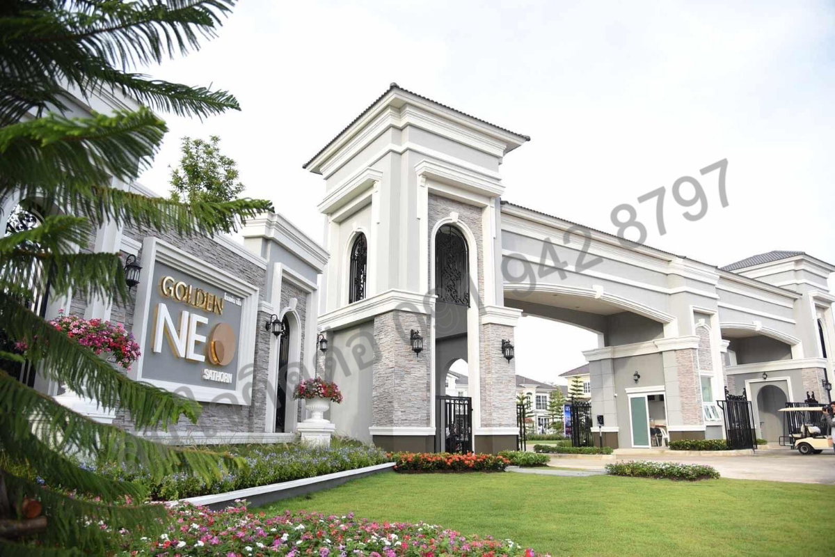 รูป บ้านแฝด สไตล์อังกฤษ 2 ชั้น บ้านเลขที่ 159/123 (หลังมุม) โครงการ Golden Neo Sathorn (ต้นถนนกัลปพฤกษ์) ใกล้ BTS วุฒากาศ (เจ้าของขายเอง) - รูปที่ 17/17