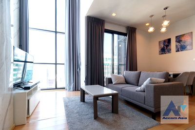 คอนโดให้เช่า : 🔼🔽 AccomA 📩 Duplex Condo,Double High Ceiling 2 BR Condominium @HQ Thonglor (AA25489)