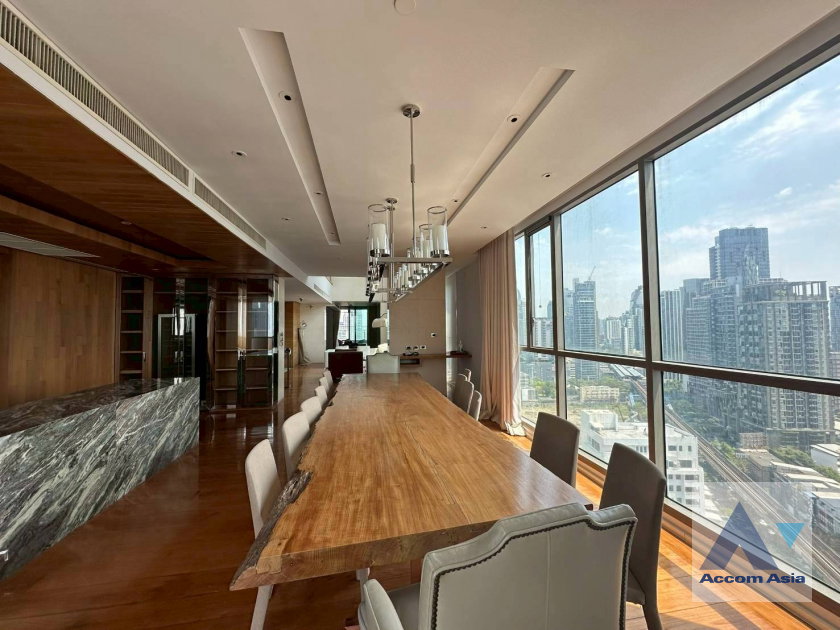 รูป 🔼🔽 AccomA 📩 Pet friendly,Penthouse,Huge Terrace,Duplex Condo,Double High Ceiling 4 BR Condominium @Aequa Residence Sukhumvit 49 (AA45818) - รูปที่ 12/20