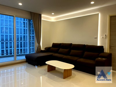 คอนโดให้เช่า : 🔼🔽 AccomA 📩 Fully Furnished 2 BR Condominium @Supalai Riva Grande Rama 3 (AA44860)