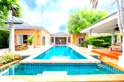 บ้านเดี่ยว ชลบุรี : Pool Villa for Sale East Pattaya Khao Talo Luxury Large Land