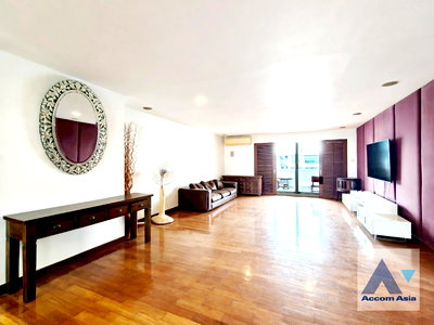 Condos for rent Sukumvit 61 : 🔼🔽 AccomA 📩 Big Balcony 3 BR Condominium @Regent On The Park 2 (AA34668)