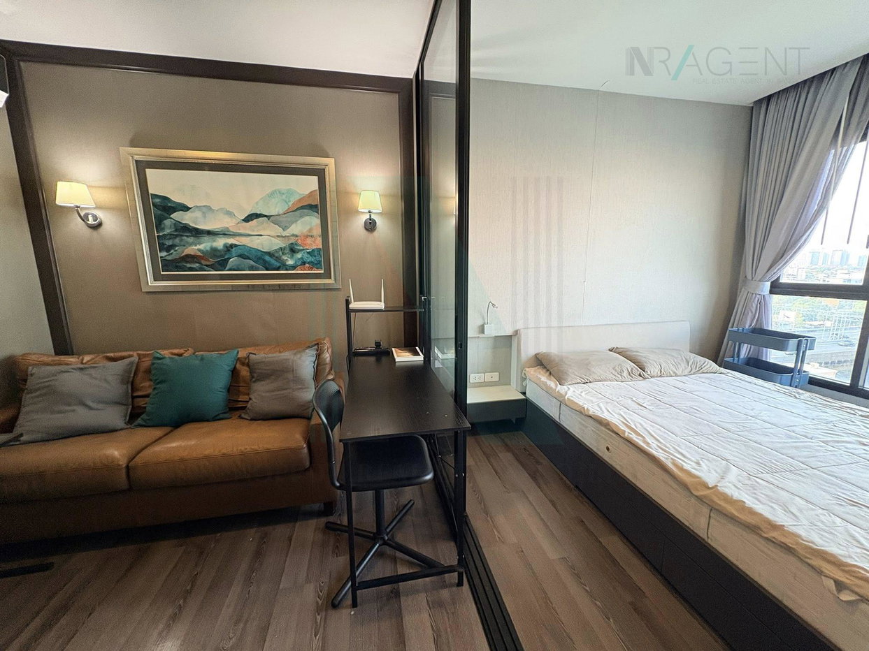 รูป ให้เช่าคอนโด เดอะ เบส พาร์คอีสต์ สุขุมวิท 77 อาคาร 1 ชั้น 10 1 ห้องนอน ขนาด 26 ตรม ใกล้ บิ๊กซี เอ็กซ์ตร้า อ่อนนุช - รูปที่ 6/8