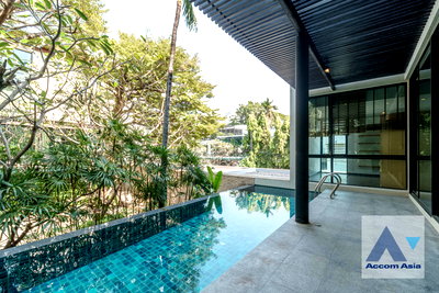 Houses for rent BTS Thong Lo (Thong Lor) : 🔼🔽 AccomA 📩 Private Swimming Pool 3 BR House @Luxury House with private pool in Ekkamai (1920964)