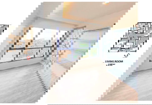 VERY Lasalle Sukhumvit 105 (Low Rise) Specious Unfurnished Like-New 2beds 2bathrs Fixed Parking Like-New