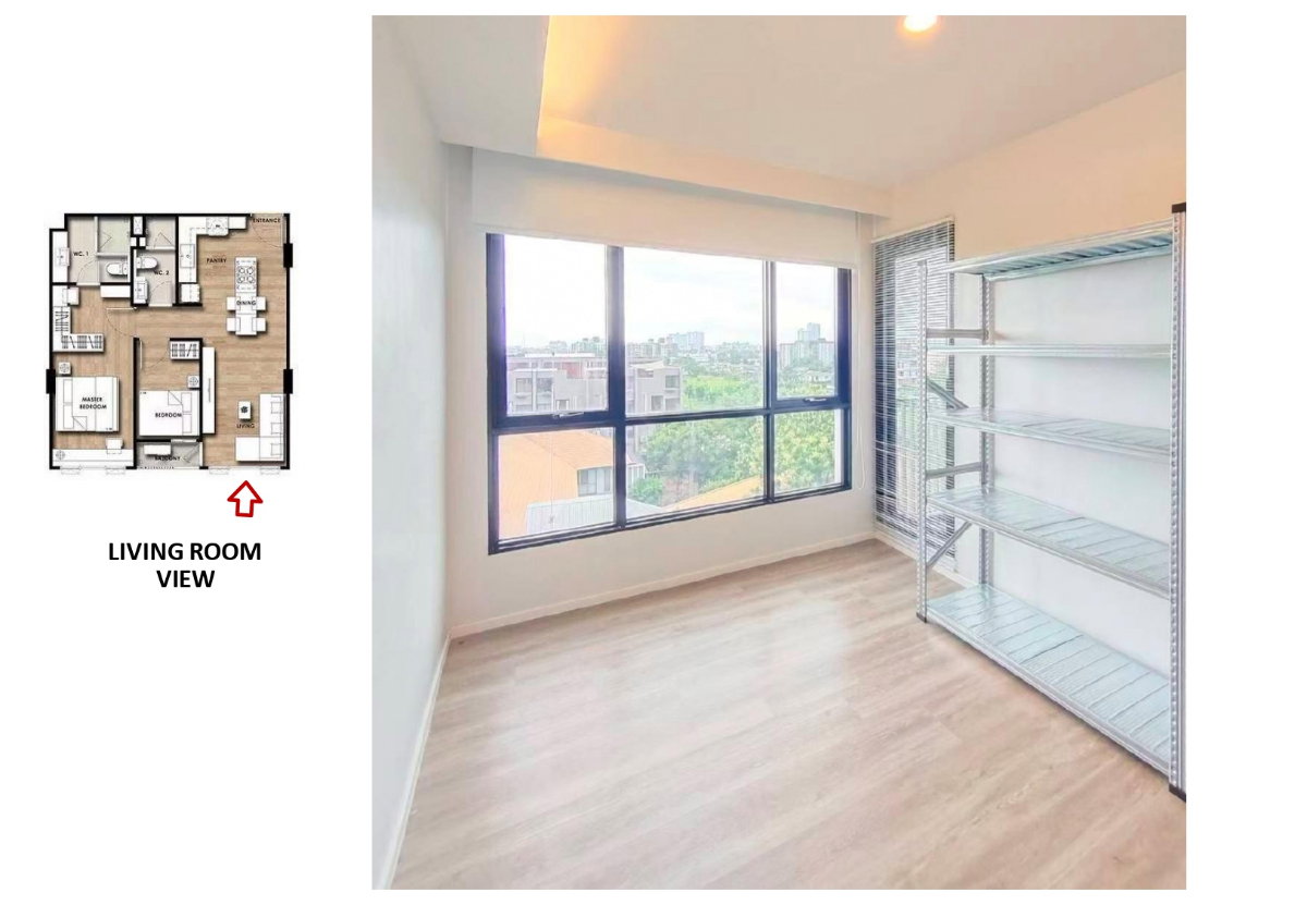 รูป VERY Lasalle Sukhumvit 105 (Low Rise) Specious Unfurnished Like-New 2beds 2baths Fixed Parking Like-New - รูปที่ 1/15