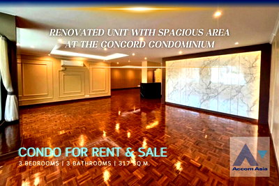 Condos for rent : 🔼🔽 AccomA 📩  3 BR Condominium @The Concord (AA40676)