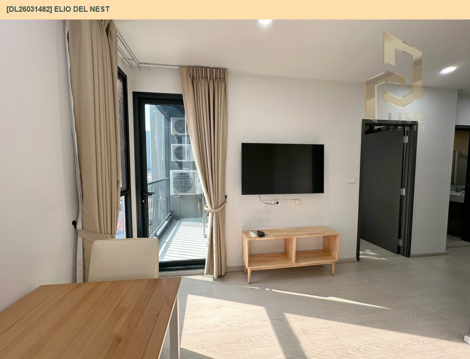 รูป DL26031482 ให้เช่าคอนโด เอลลิโอ เดล เนสท์ (Elio Del Nest) ใกล้ BTS อุดมสุข พร้อมเข้าอยู่ โทรด่วน 0656133286 LineID @534wlwof - รูปที่ 5/12