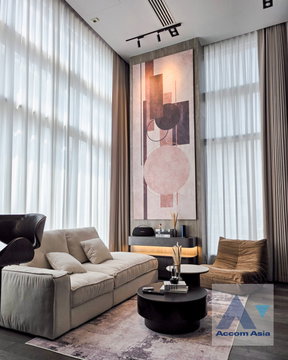 🔼🔽 AccomA 📩 Duplex Condo,Fully Furnished 1 BR Condominium @CONNER Ratchathewi (AA45775)
