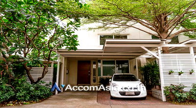 Houses for rent Soi Thonglor (Sukhumvit 55) : 🔼🔽 AccomA 📩 Common Pool 4 BR House @Greenery Living Place (AA27491)