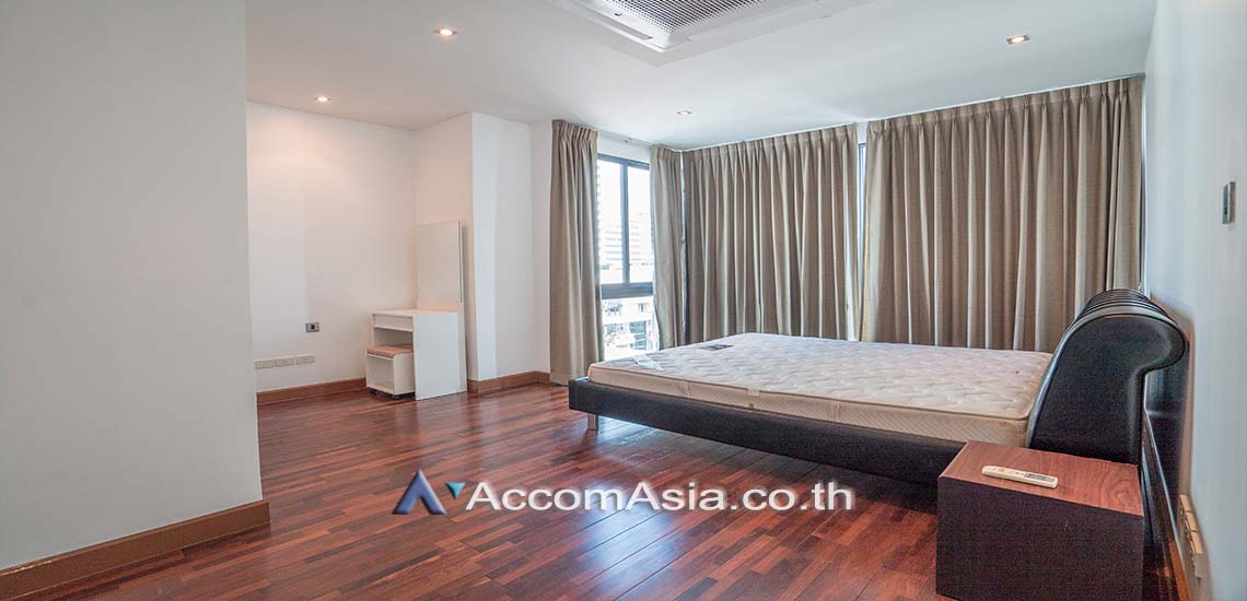 รูป 🔼🔽 AccomA 📩 Duplex Condo,Double High Ceiling,Big Balcony 3 BR Condominium @Baan Saraan (AA24963) - รูปที่ 9/12