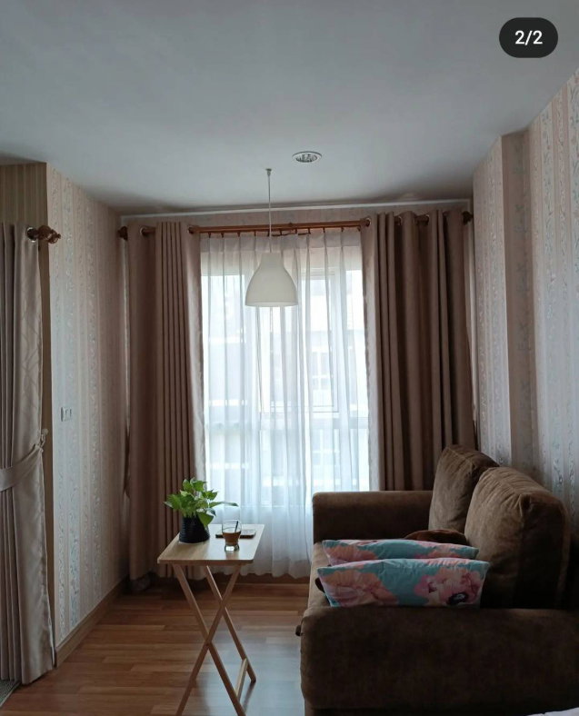 รูป ให้เช่าคอนโด ไมอามี่ บางปู ห้องมุม ชั้น  5 ตึก 6  ห้องมุม มีสมาร์ททีวี 55” เช่าถูก 5,500 บาท  - รูปที่ 3/13