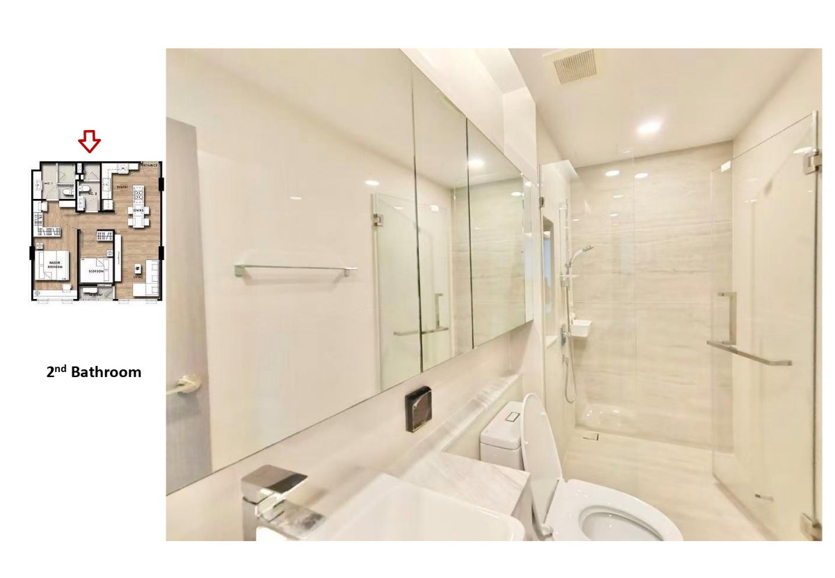 รูป VERY Lasalle Sukhumvit 105 (Low Rise) Specious Unfurnished Like-New 2beds 2baths Fixed Parking Like-New - รูปที่ 6/15