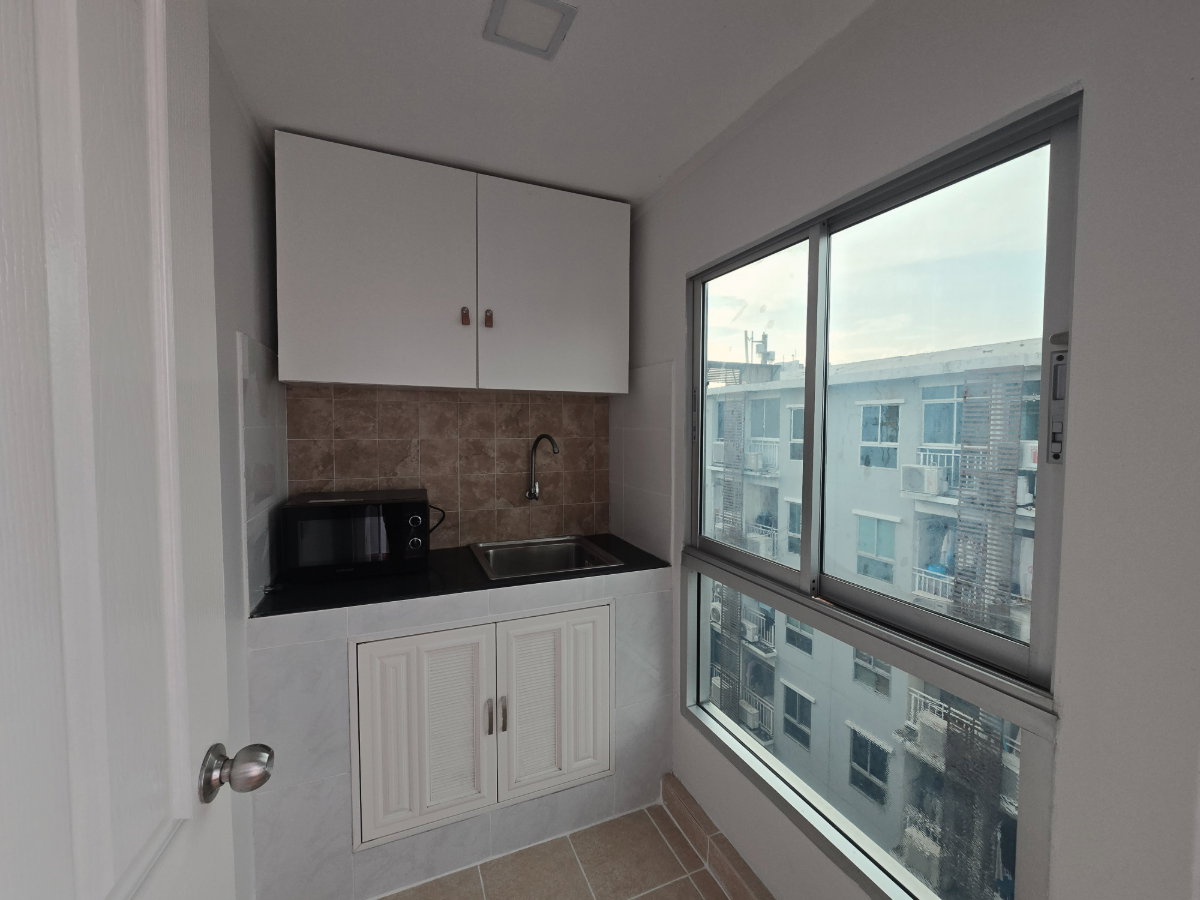 รูป ห้องรีโนเวทใหม่ รีเจ้นท์โฮม 7-1 ตึก B ชั้นสูง ระยะเดินBTS  - รูปที่ 11/12