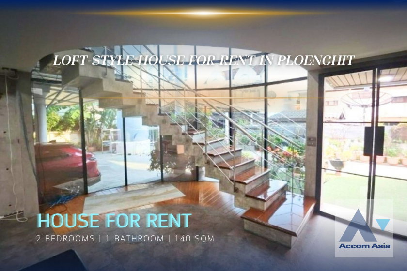 รูป 🔼🔽 AccomA 📩 Loft-Style House for Rent in Ploenchit, Bangkok - Near BTS Ploenchit (AA43397) - รูปที่ 1/19