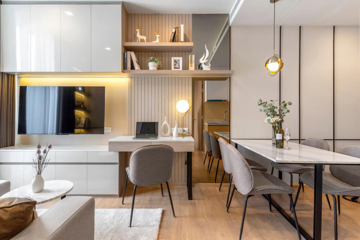 รูป ห้องสวยมาก พร้อมเข้าอยู่ 🏙️ (For Rent/ให้เช่า) Noble Around Sukhumvit 33 💵 32,000 THB (1 Bed, 36 Sqm) โนเบิล อราวน์ สุขุมวิท 33 - รูปที่ 4/8