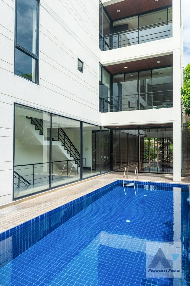 รูป 🔼🔽 AccomA 📩 Partly Furnished,Private Swimming Pool,Home Office 4 BR House in Phaya Thai (45685) - รูปที่ 3/20