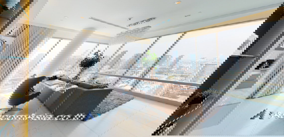 รูป 🔼🔽 AccomA 📩 Luxury Penthouse with Expansive Balcony | Panoramic City & RBSC Golf Course Views at 185 Rajadamri ( AA22218 ) - รูปที่ 4/20