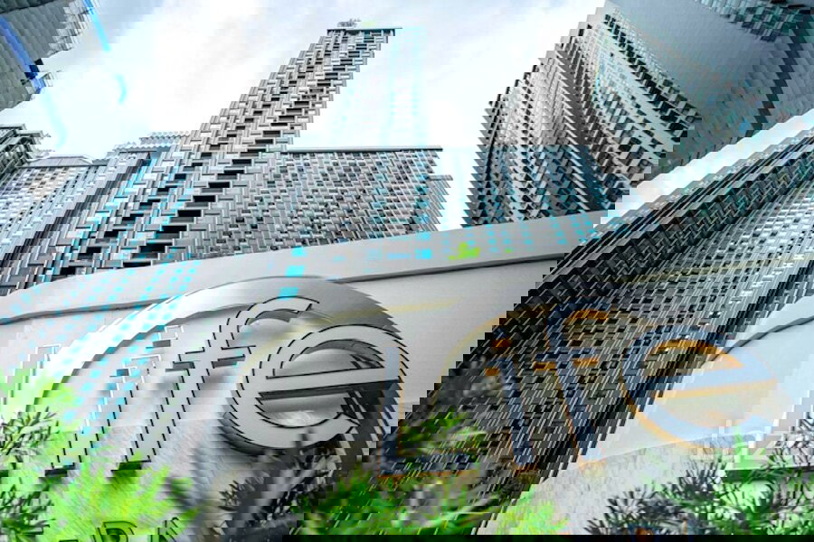 รูป 📍 Life Asoke – Rama 9 |  🔥 ห้องวิวสวน | ครัวปิด | ฟรี WiFi! 🔥 - รูปที่ 9/14