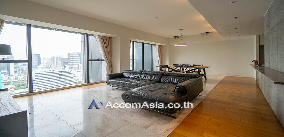 รูป 🔼🔽 AccomA 📩 Elegant modern condominium with city view in Sathorn (AA29635) - รูปที่ 1/14