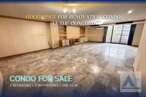 รูปภาพ 🔼🔽 AccomA 📩 Good deal for renovation Bangkok near BTS Asok - MRT Sukhumvit at The Concord (13002307)