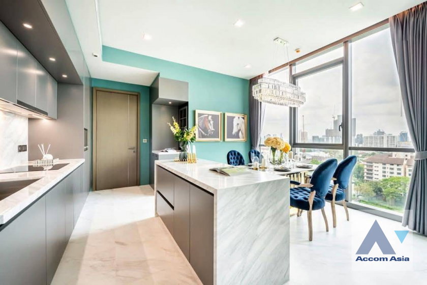 รูป 🔼🔽 AccomA 📩 Luxury high-rise condominium with elegant blue interiors at The Monument Thong Lo - รูปที่ 9/19