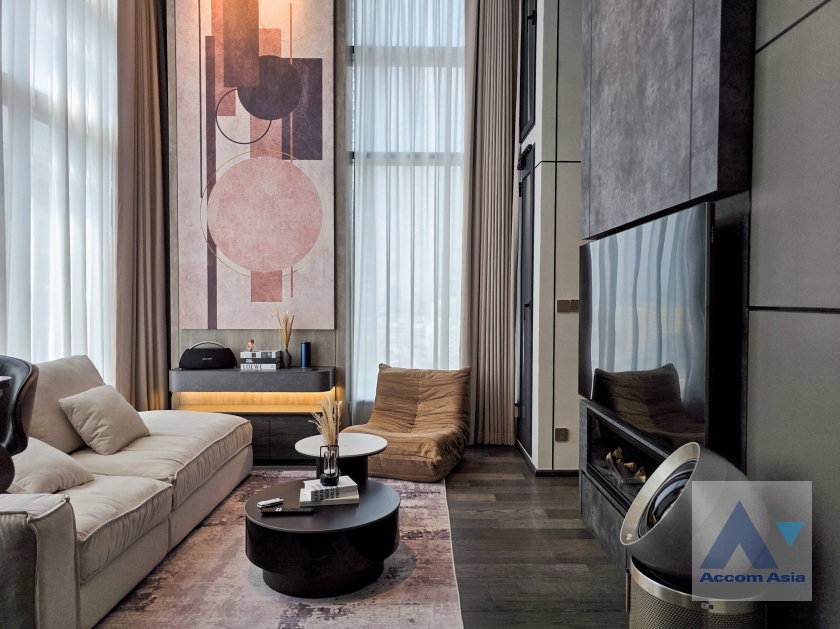 picture 🔼🔽 AccomA 📩 Duplex Condo,Fully Furnished 1 BR Condominium @CONNER Ratchathewi (AA45775) - 3/12