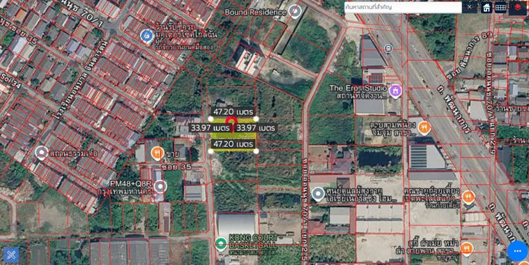 Land for sale, 400 sq wah, Prawet