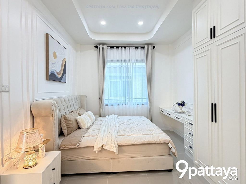 รูป ขาย | Pool Villa หลังมุม PMC 1 หนองปรือ บ้านสวย มีสระส่วนตัว ✨ บ้านหลังมุม • ที่ดิน 54 ตร.ว. • 3 ห้องนอน • 3 ห้องน้ำ • - รูปที่ 13/14