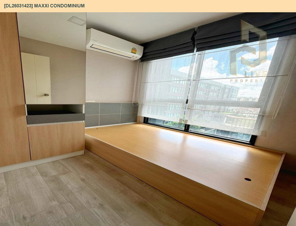 รูป DL26031423 ขายคอนโด แมกซ์ซี่ คอนโดมิเนียม (MAXXI Condominium) ใกล้ BTS เสนานิคม พร้อมเข้าอยู่ โทรด่วน 0656133286 LineID @534wlwof - รูปที่ 5/12