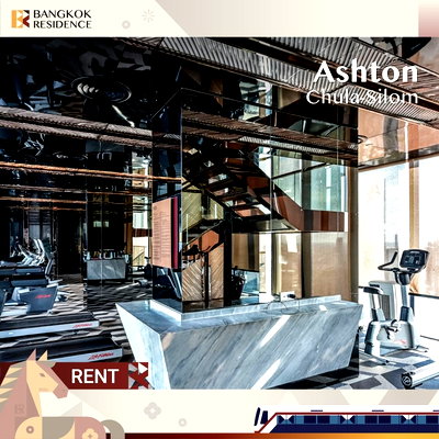 คอนโดให้เช่า : คอนโดให้เช่า🌇Ashton Chula-Silom ใกล้ MRT สามย่าน 26K 1นอน 32.5ตรม⭐ห้องว่างแล้ว 