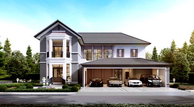 Houses for sale Bangkok : ✨ Super Modern Luxury Home at Perfect Masterpiece Krungthep Kreetha with Private Pool 📱 061-6161426 / 065-4496399 | 🆔 @whitesand