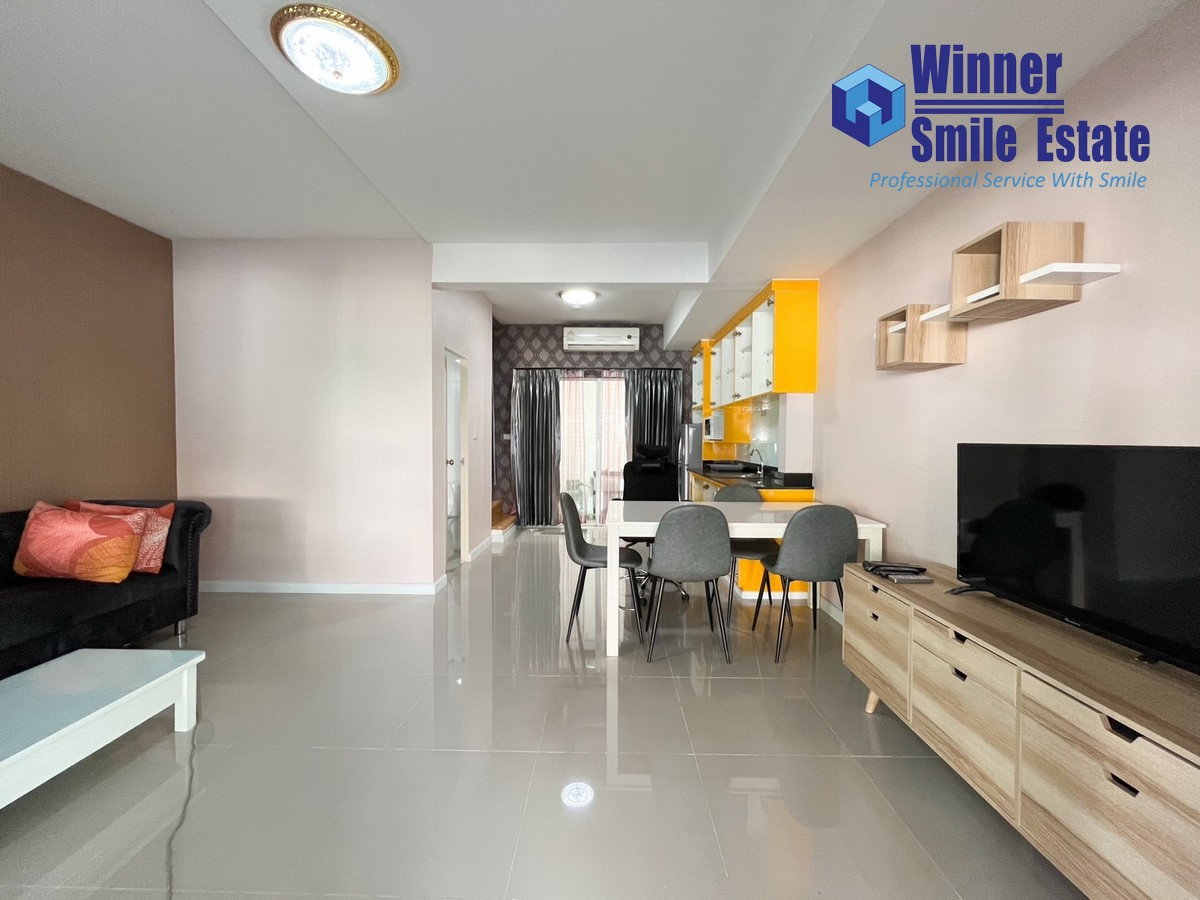 รูป ให้เช่าทาวน์โฮม อินดี้ บางนา กม.26 พร้อมอยู่ บ้านสวย เฟอร์นิเจอร์ครบ - รูปที่ 6/10