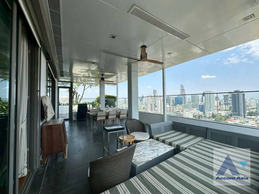 รูป 🔼🔽 AccomA 📩 Pet friendly,Penthouse,Huge Terrace,Duplex Condo,Double High Ceiling 4 BR Condominium @Aequa Residence Sukhumvit 49 (AA45818) - รูปที่ 1/20